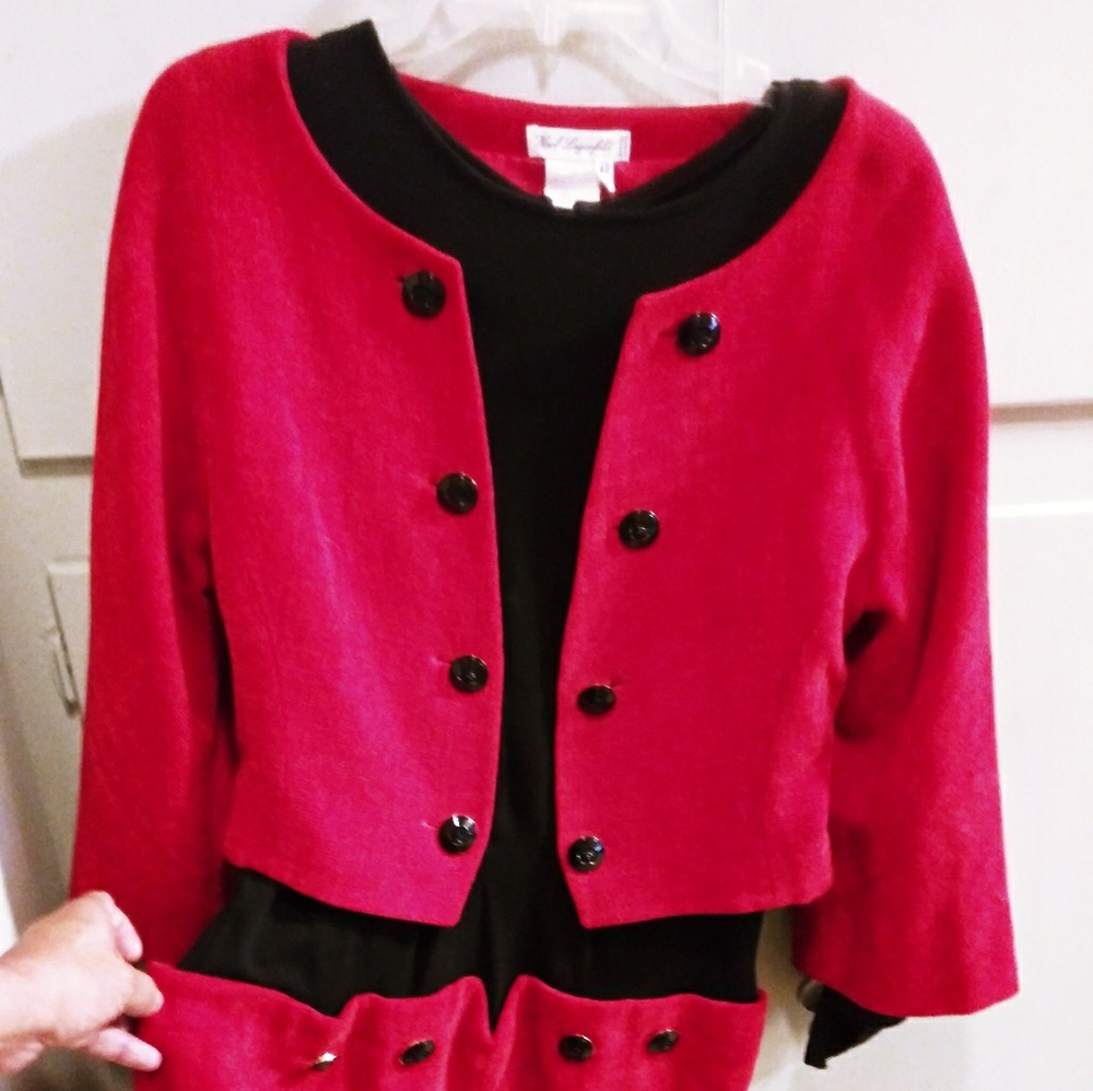 vintage karl lagerfeld dress made in france